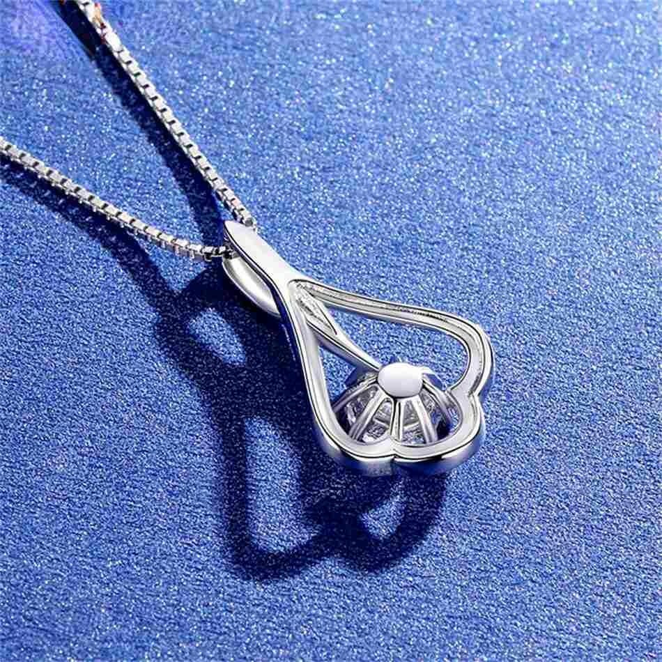 Colar Prata com Pingente de Moissanite